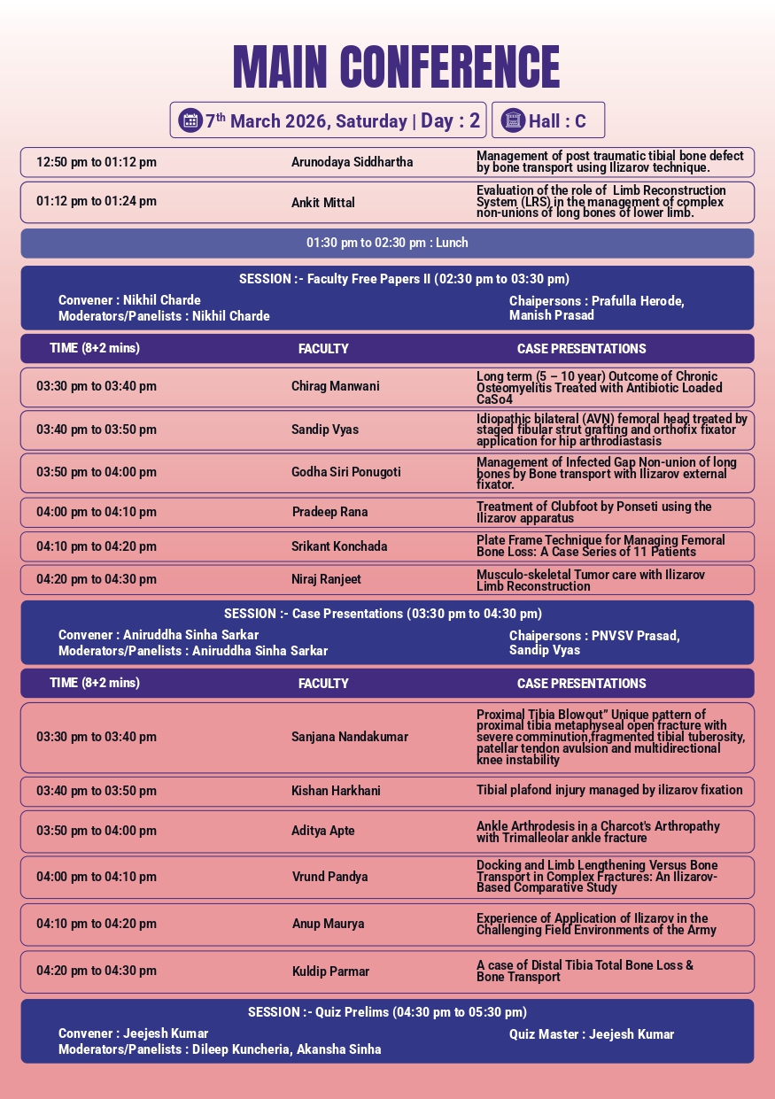 ASAMICON 2026 Scientific Programme