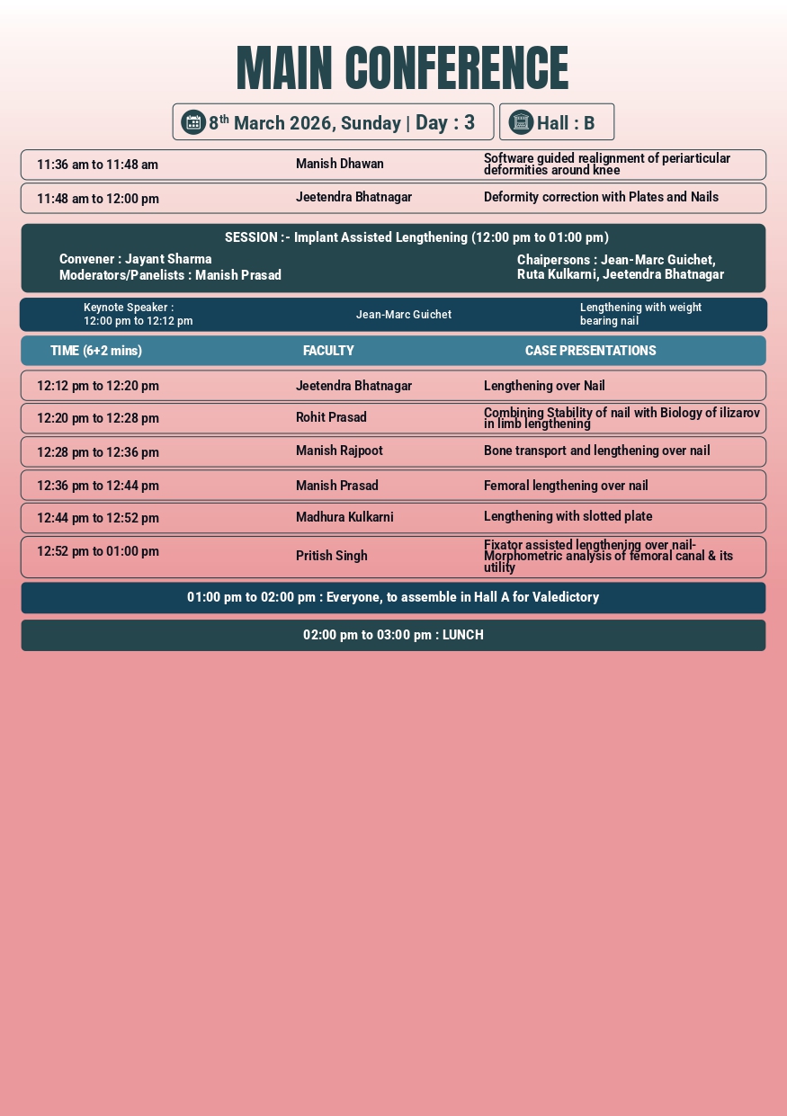 ASAMICON 2026 Scientific Programme