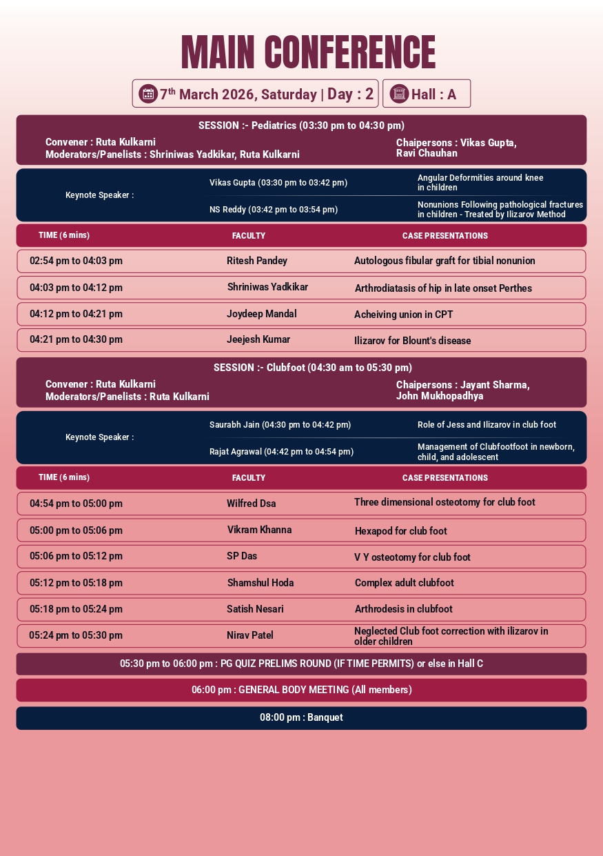 ASAMICON 2026 Scientific Programme